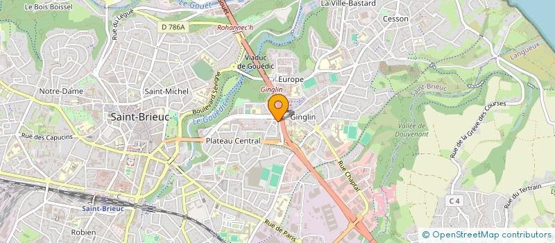 localisation de l'entreprise MADAME JADE CARCHON  SAINT-BRIEUC