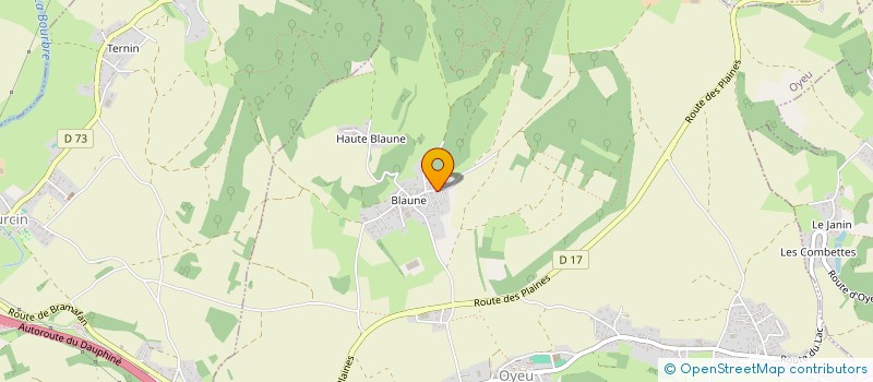 localisation de l'entreprise MADAME JADE CAYON-GLAYERE  OYEU