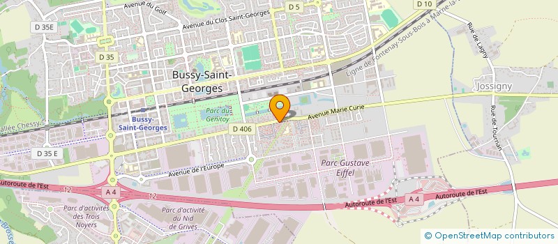 localisation de l'entreprise MADAME JADE CELMA BROLLET  BUSSY-SAINT-GEORGES