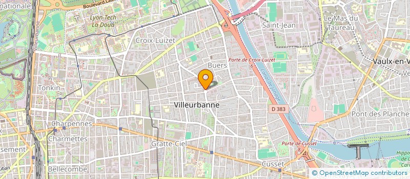 localisation de l'entreprise MADAME JADE CHIRPAZ  VILLEURBANNE