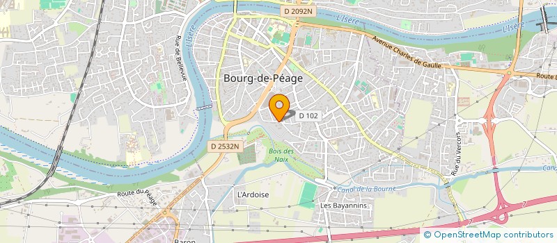 localisation de l'entreprise MADAME JADE DAIAN  BOURG-DE-PEAGE