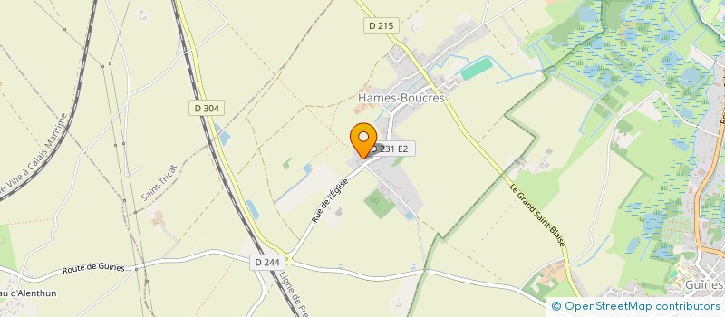 localisation de l'entreprise MADAME JADE DECLEMY  HAMES-BOUCRES