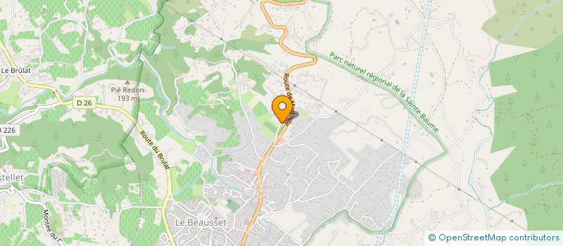 localisation de l'entreprise MADAME JADE DELHAYE  LE BEAUSSET