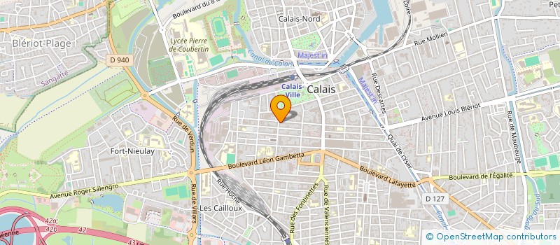 localisation de l'entreprise MADAME JADE DEPRIESTER  CALAIS