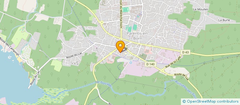 localisation de l'entreprise MADAME JADE DESCHEMAEKER  PARENTIS-EN-BORN