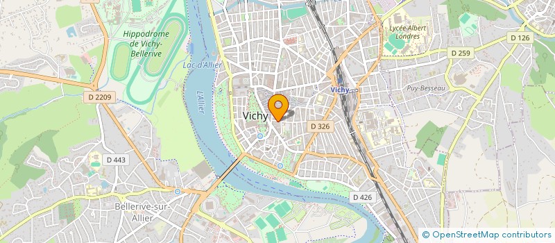 localisation de l'entreprise MADAME JADE DIZDAREVIC à VICHY