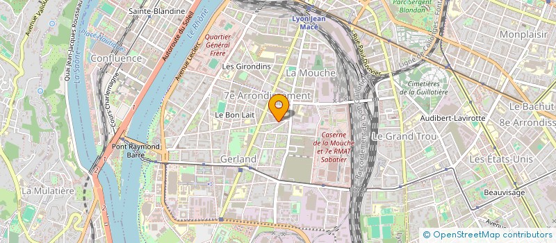 localisation de l'entreprise MADAME JADE DUMONT  VILLEURBANNE