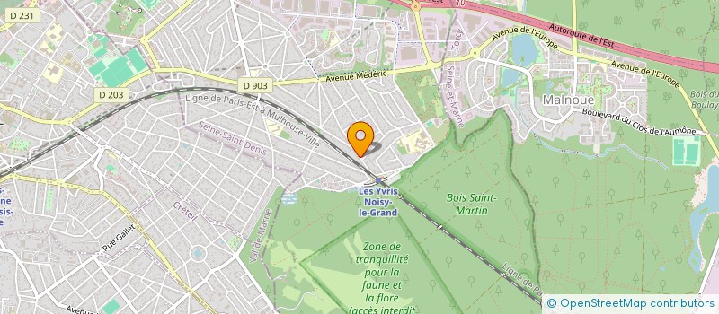 localisation de l'entreprise MADAME JADE DUONG  NOISY-LE-GRAND