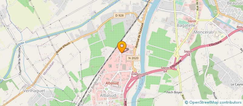 localisation de l'entreprise MADAME JADE DUPRAT  CAUSSADE