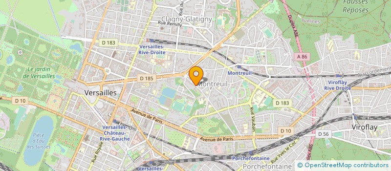 localisation de l'entreprise MADAME JADE ECHARD à VERSAILLES