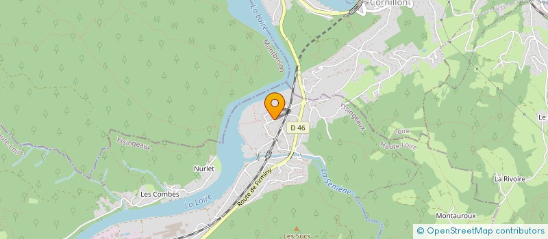 localisation de l'entreprise MADAME JADE ETIENNE  AUREC-SUR-LOIRE