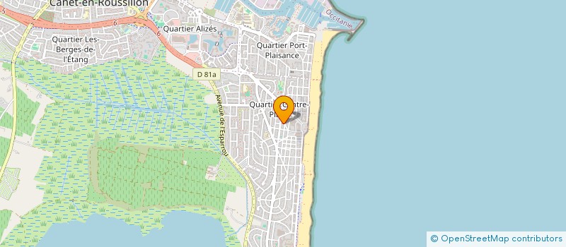 localisation de l'entreprise MADAME JADE FONQUERNE  CANET-EN-ROUSSILLON