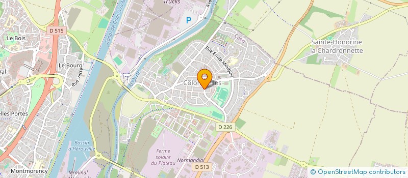 localisation de l'entreprise MADAME JADE FOURNEL  COLOMBELLES