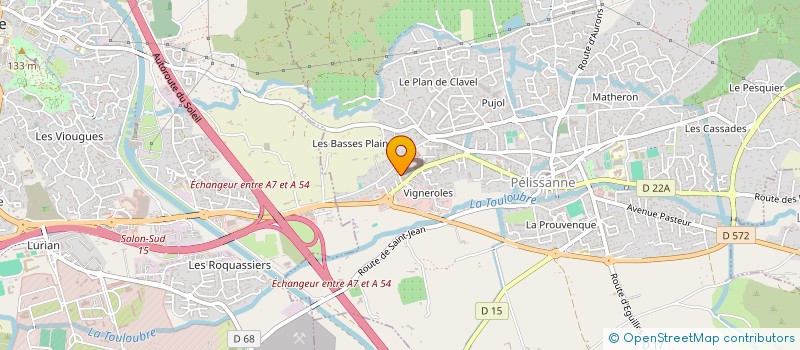 localisation de l'entreprise MADAME JADE FOURNIGAULT à PELISSANNE