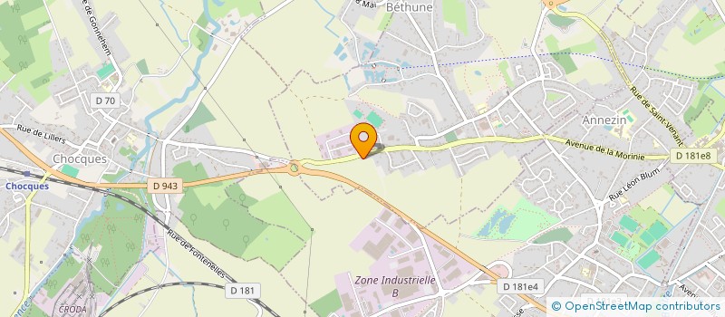 localisation de l'entreprise MADAME JADE FRUCHART  VENDIN-LES-BETHUNE