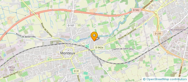 localisation de l'entreprise MADAME JADE GARCIA  MONTEUX