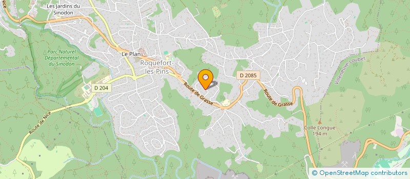 localisation de l'entreprise MADAME JADE GAUMET  ROQUEFORT-LES-PINS