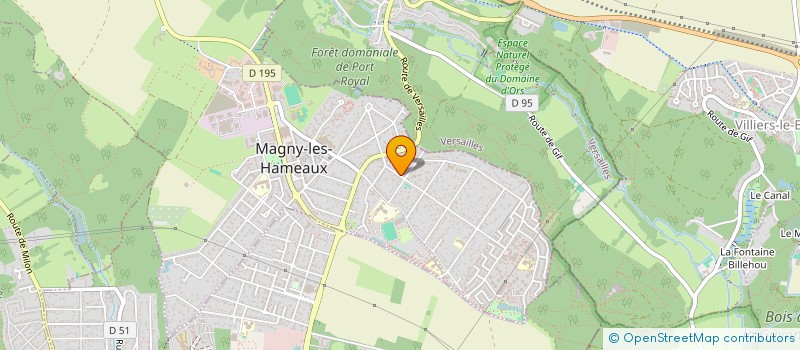 localisation de l'entreprise MADAME JADE GAVA à MAGNY-LES-HAMEAUX