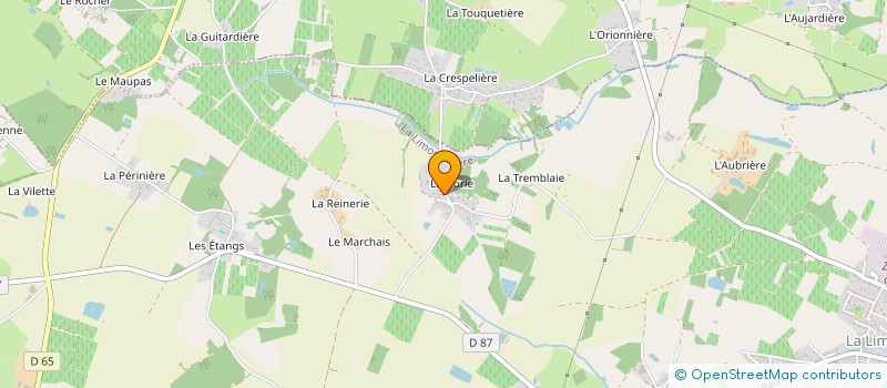 localisation de l'entreprise MADAME JADE GIRAUDET  LA LIMOUZINIERE