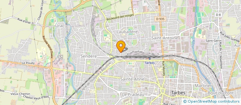 localisation de l'entreprise MADAME JADE GOMES à TARBES