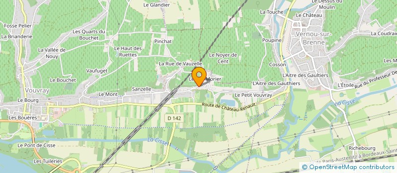 localisation de l'entreprise MADAME JADE GUIGNARD  VOUVRAY