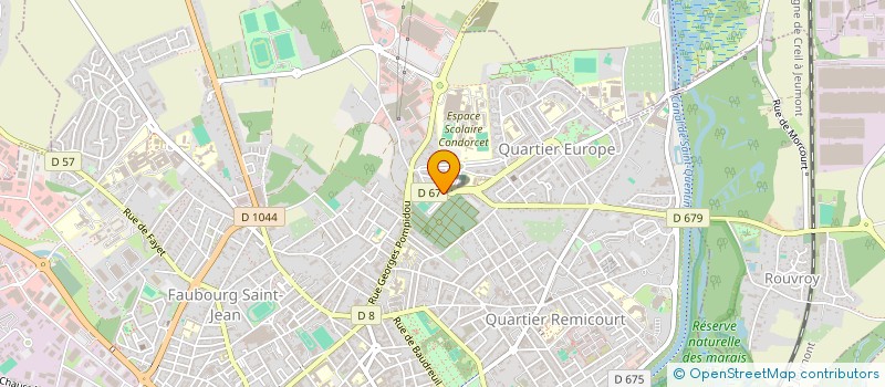 localisation de l'entreprise MADAME JADE HANON à SAINT-QUENTIN