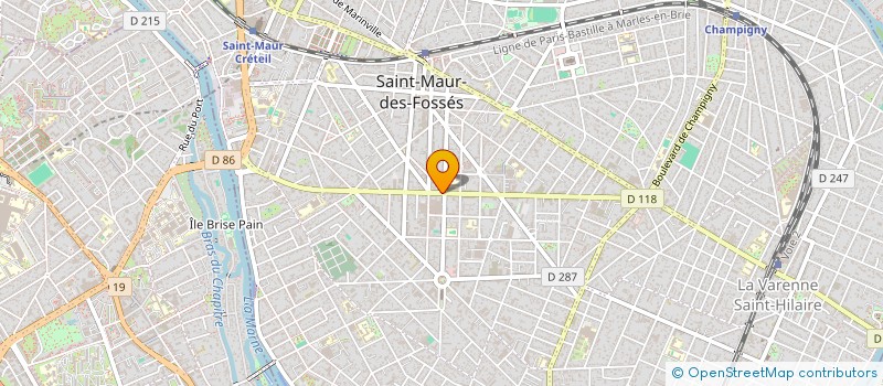 localisation de l'entreprise MADAME JADE HAZAN à SAINT-MAUR-DES-FOSSES