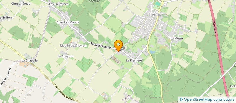 localisation de l'entreprise MADAME JADE HERBRETEAU  THENAC