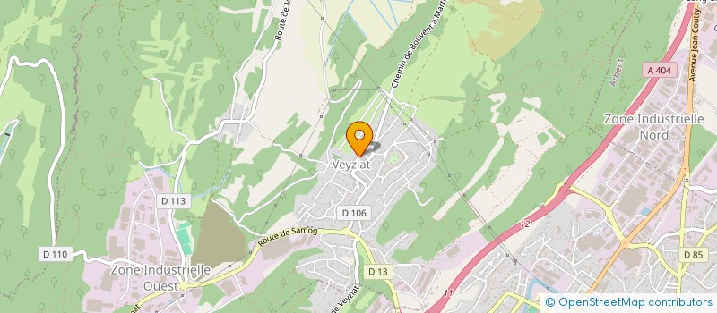 localisation de l'entreprise MADAME JADE HERVILLARD à OYONNAX