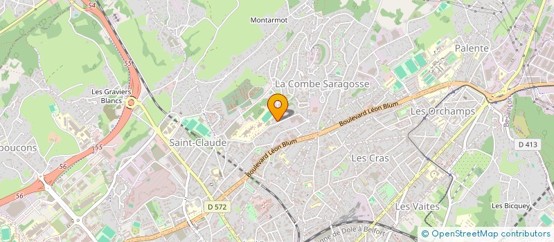 localisation de l'entreprise MADAME JADE HURET à BESANCON