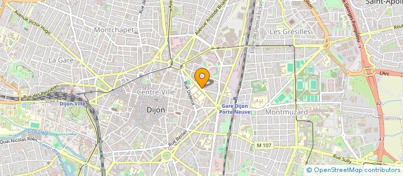 localisation de l'entreprise MADAME JADE JOUVIN à DIJON