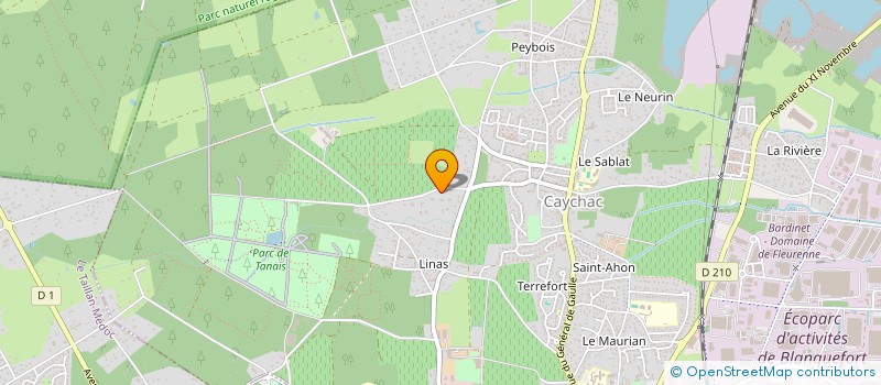 localisation de l'entreprise MADAME JADE KERIHUEL  BLANQUEFORT