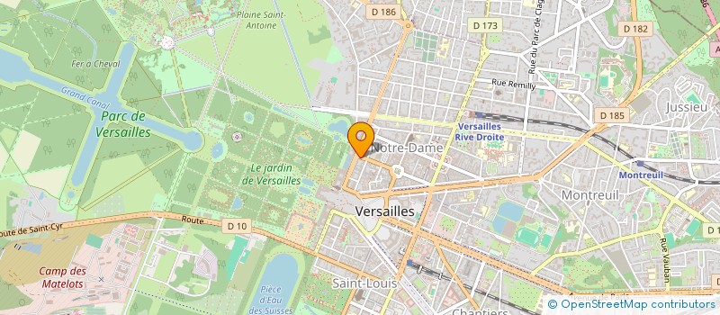 localisation de l'entreprise MADAME JADE KOUIDER à VERSAILLES