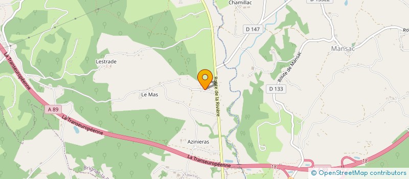 localisation de l'entreprise MADAME JADE LAMARGOT  BRIGNAC-LA-PLAINE