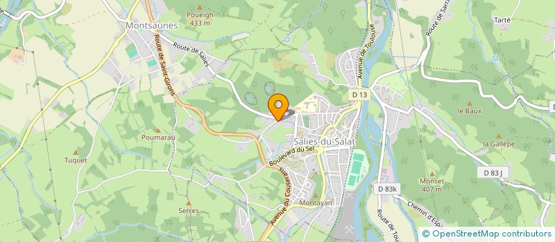 localisation de l'entreprise MADAME JADE LATOUR  SALIES-DU-SALAT