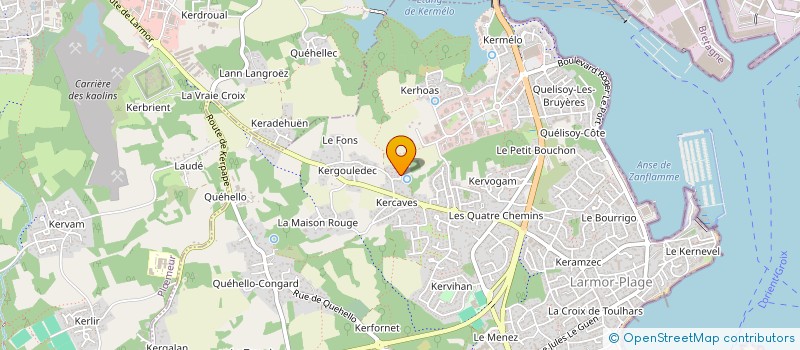 localisation de l'entreprise MADAME JADE LE BRIS  LARMOR-PLAGE