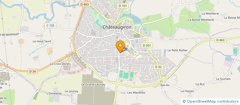 localisation de l'entreprise MADAME JADE LE GALL  CHATEAUGIRON