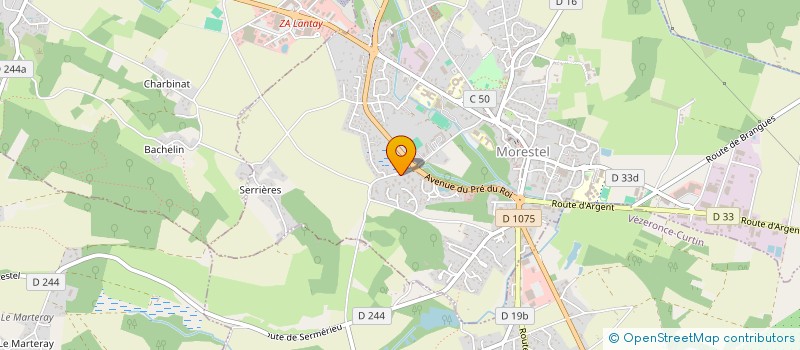 localisation de l'entreprise MADAME JADE LEBON  MORESTEL