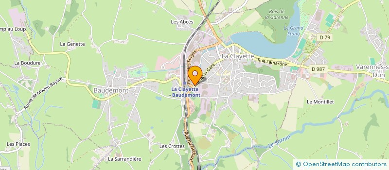 localisation de l'entreprise MADAME JADE LECLAND  LA CLAYETTE