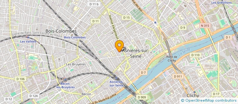 localisation de l'entreprise MADAME JADE LECLERCQ  ASNIERES-SUR-SEINE