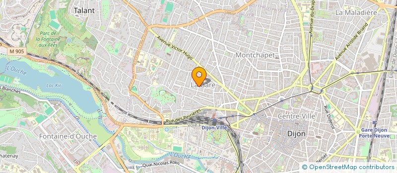 localisation de l'entreprise MADAME JADE LEFEUVRE  DIJON
