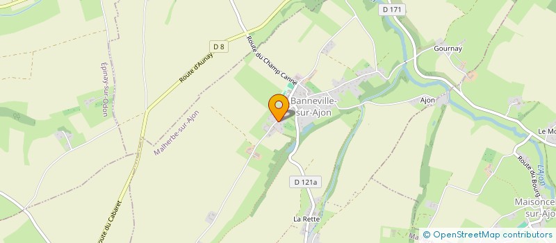 localisation de l'entreprise MADAME JADE LELANDAIS  MALHERBE-SUR-AJON