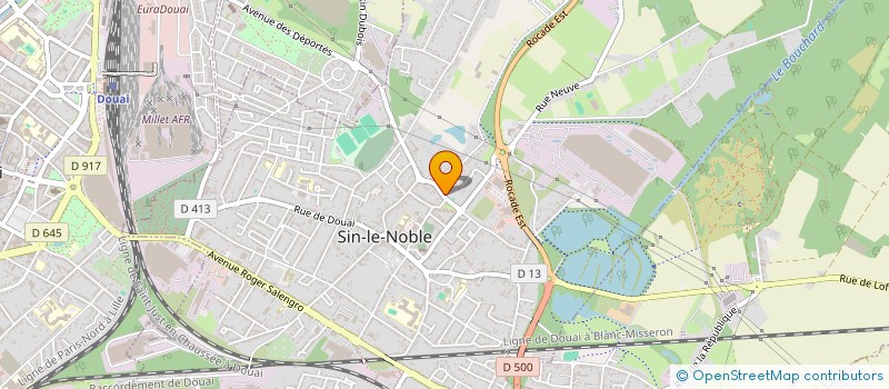 localisation de l'entreprise MADAME JADE LEMAIRE  SIN-LE-NOBLE