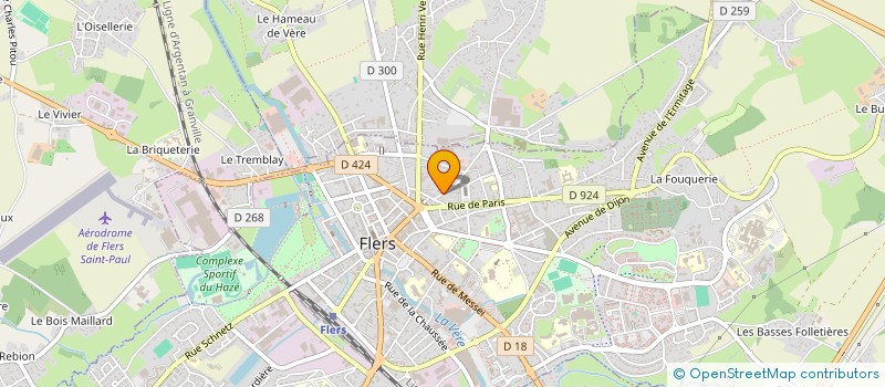 localisation de l'entreprise MADAME JADE LEVERRIER à FLERS
