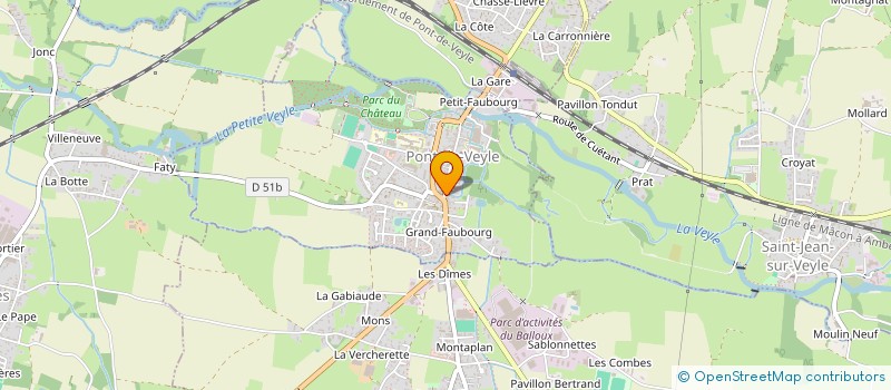 localisation de l'entreprise MADAME JADE LOUIS à PONT-DE-VEYLE