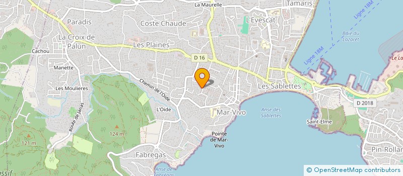 localisation de l'entreprise MADAME JADE LUBONIS  LA SEYNE-SUR-MER