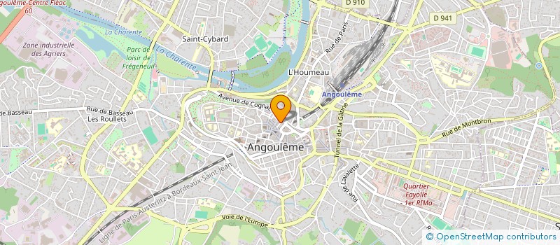 localisation de l'entreprise MADAME JADE MALAVALLON  ANGOULEME