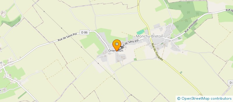 localisation de l'entreprise MADAME JADE MANDARD  MONCHY-BRETON