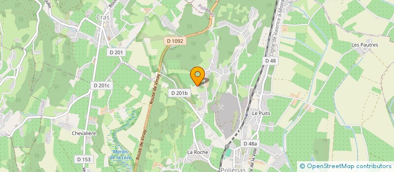 localisation de l'entreprise MADAME JADE MECHERI-VIOLET  POLIENAS