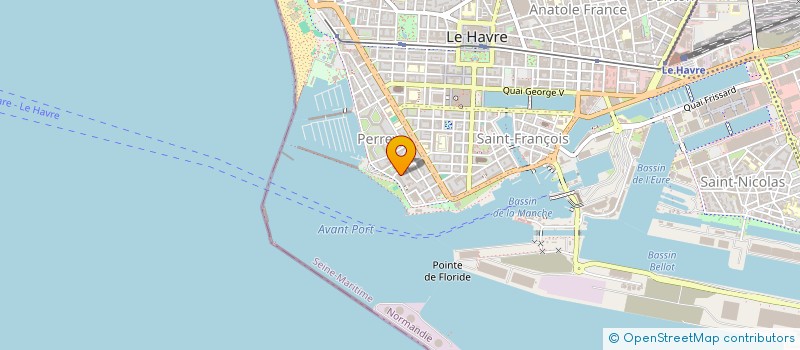 localisation de l'entreprise MADAME JADE MENARD  LE HAVRE